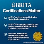 Brita Extra Large 27 Cup Filtered Water Dispenser with 1 Brita Elite Filter, Made Without BPA, UltraMax, Black