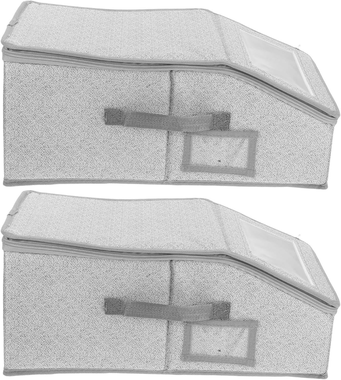 2pcs Foldable Hat Storage Organizer Boxes Made of Non-woven Fabric, Designed to Maintain Hat Shape and Maximize Closet Space, for Baseball Caps in Bedrooms and Closets