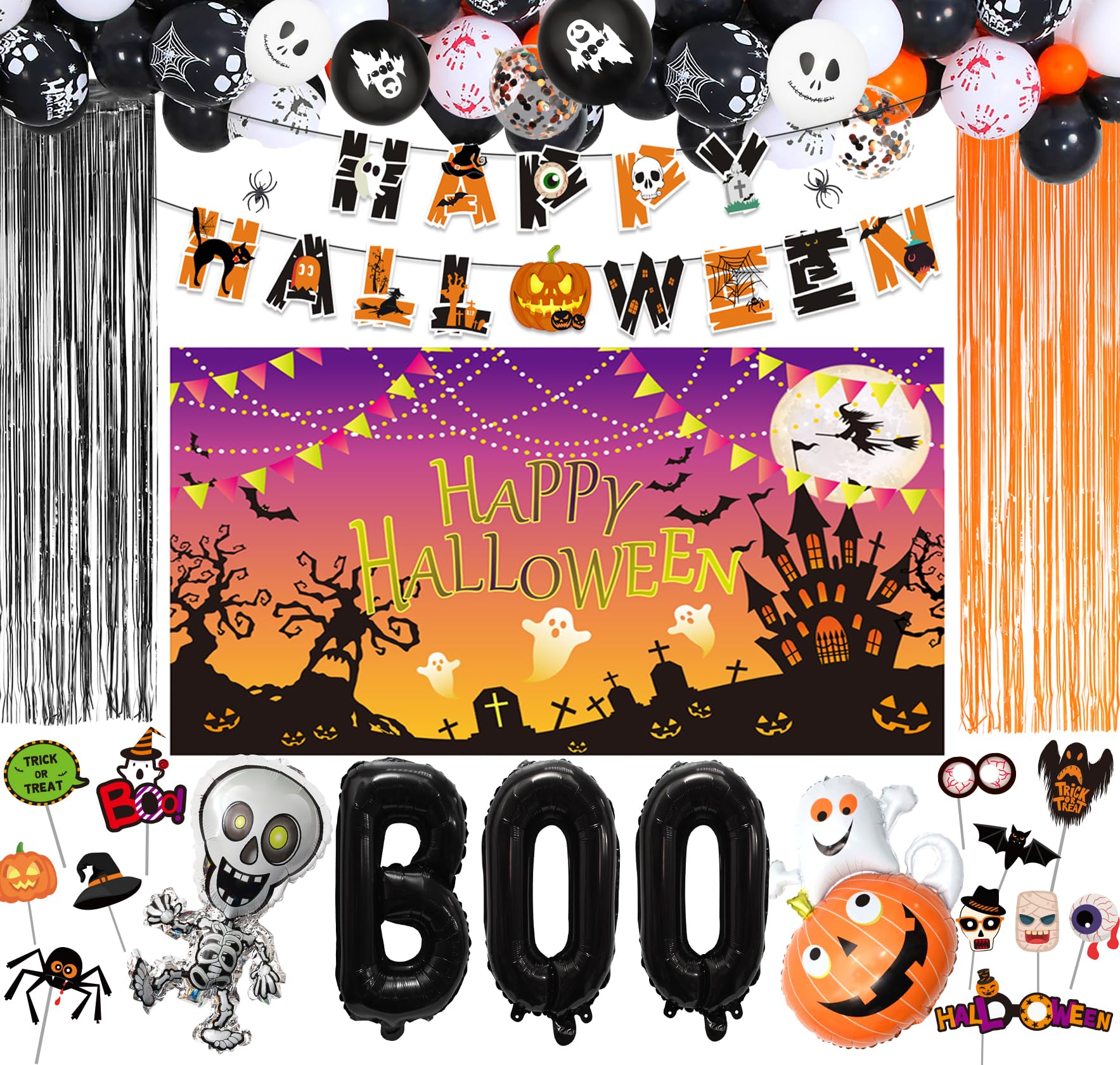 Fantastiche Decorazioni Per Halloween – Set Fai Da Te Per Una Festa Da Brivido! - 6