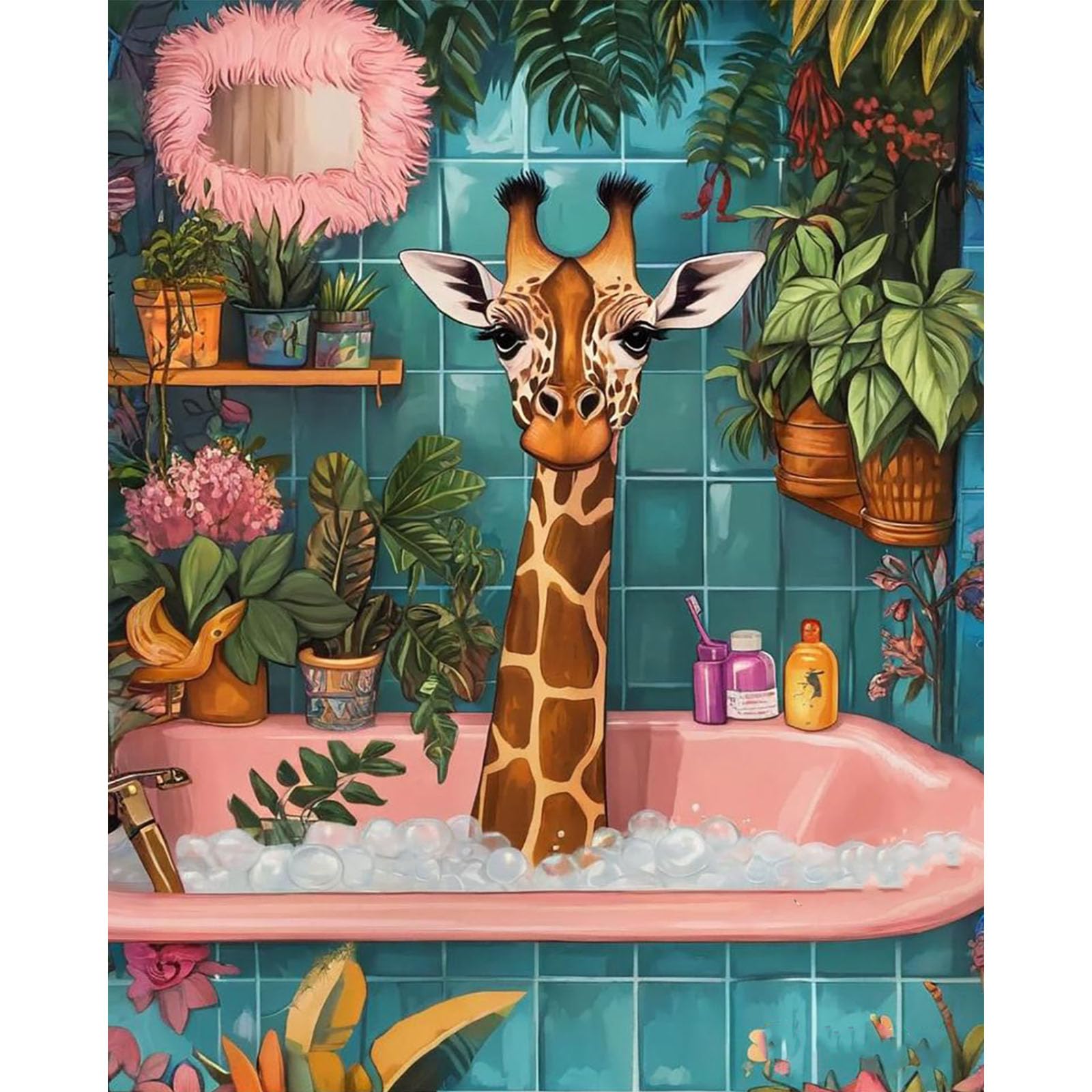 Viart Animal Paint by Numbers for Adults, Adult Paint by Numbers 16x20inch