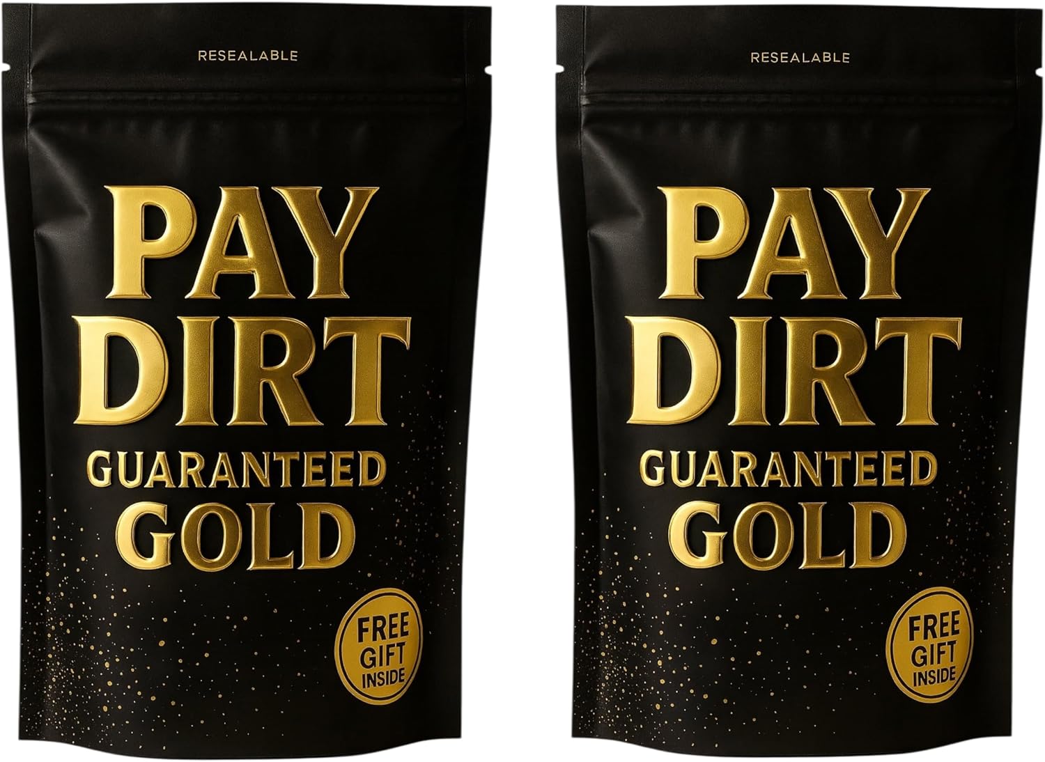 Gold Prospecting Paydirt Bundle – Motherlode Mix & Eureka Reserve | Real Gold Guaranteed | Premium Gold Panning Material for Hobby Prospectors