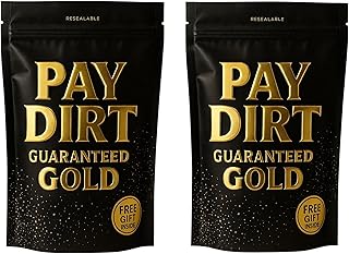 2-Bag Gold Paydirt Treasure Bundle – Motherlode Mix + Eureka Reserve | Real Gold Guaranteed | Ideal for Beginners & Prospectors
