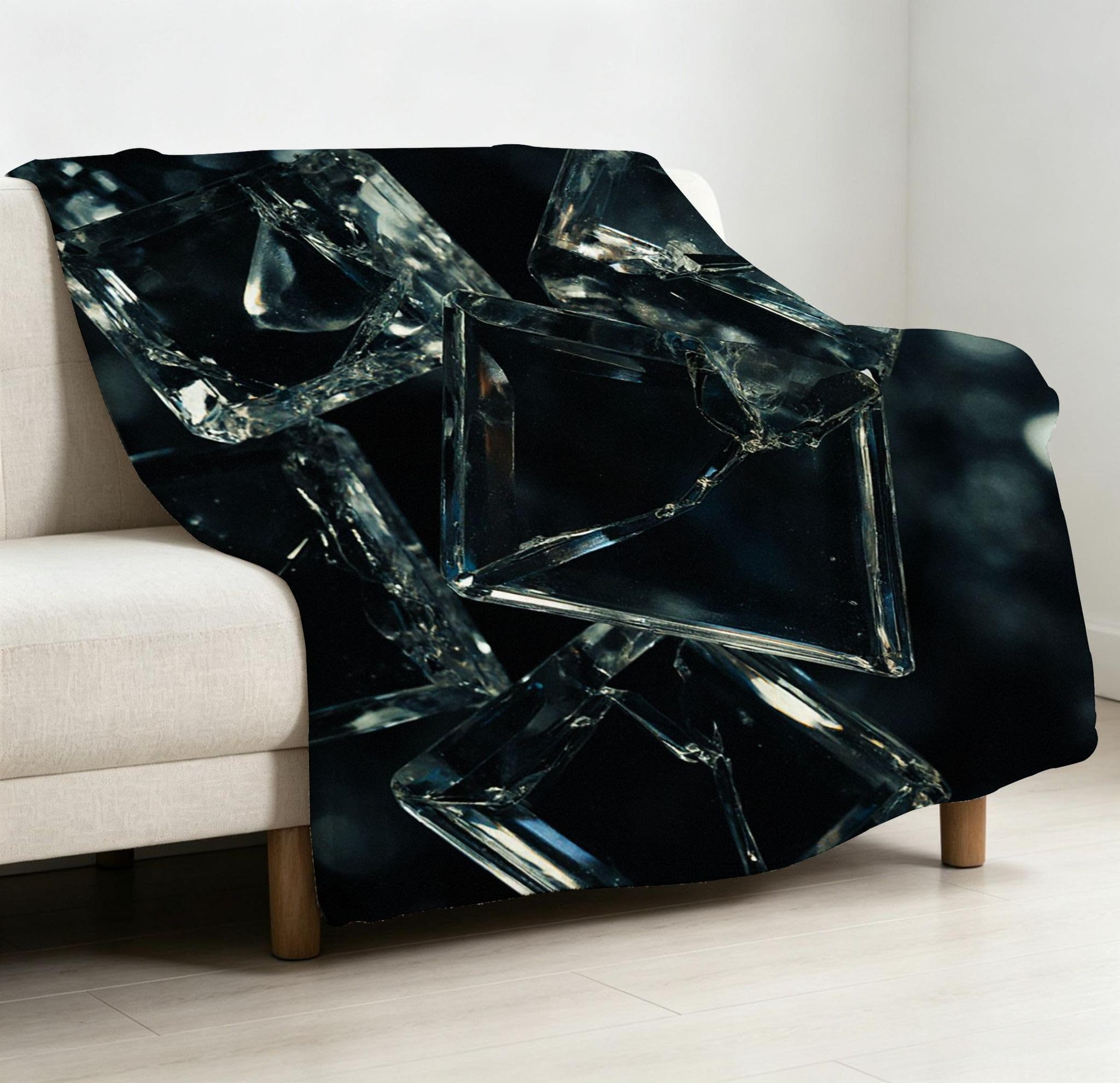 Coperta Pile Matrimoniale 240x260 cm Quadrato Grigio, Coperta XXL Super Morbida Multiuso Come Copriletto o Plaid da Salotto, Calda e Leggera, Protezione dal Freddo, AW7116