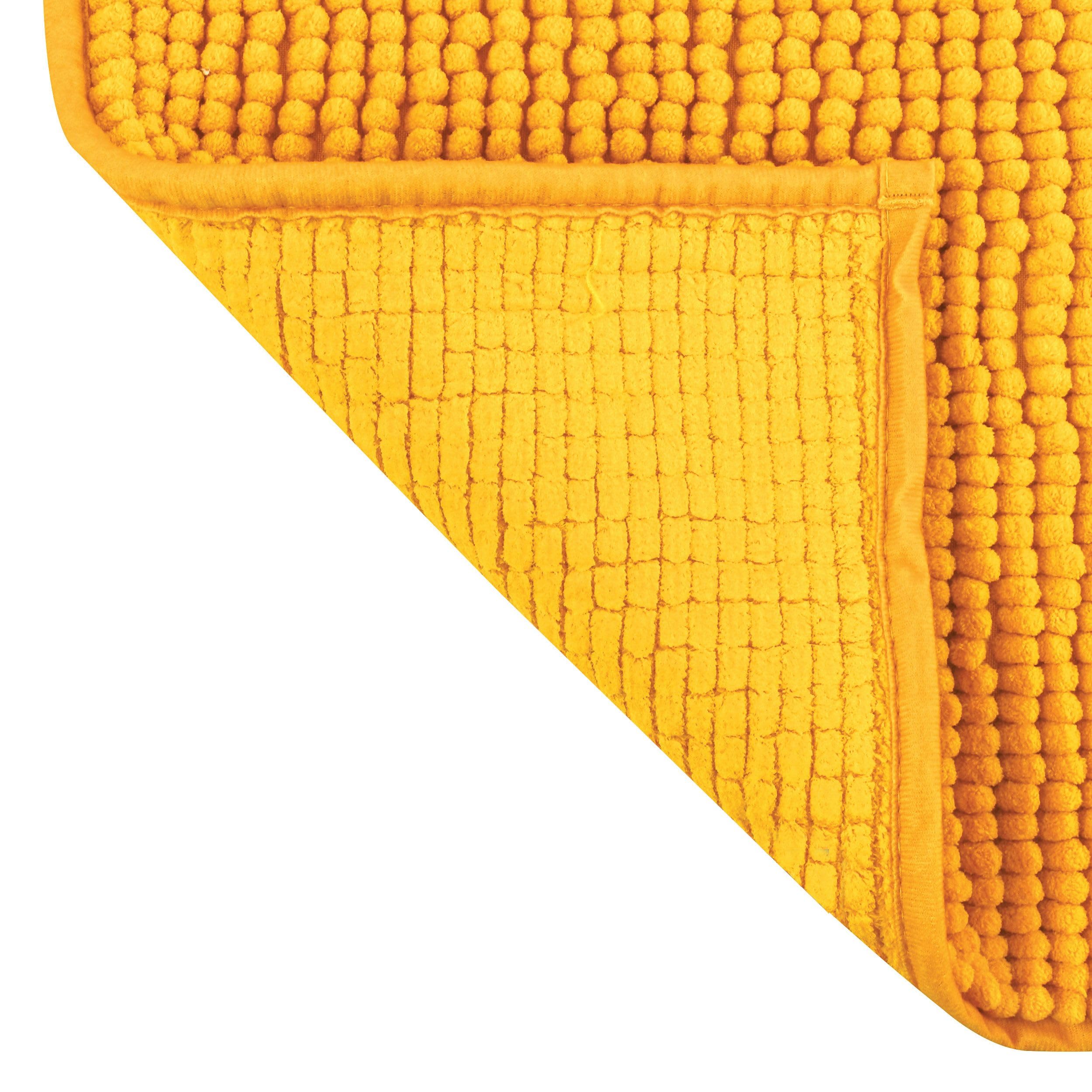 Tapis de Bain Microfibre Chenille Anti-dérapant 40x60 cm