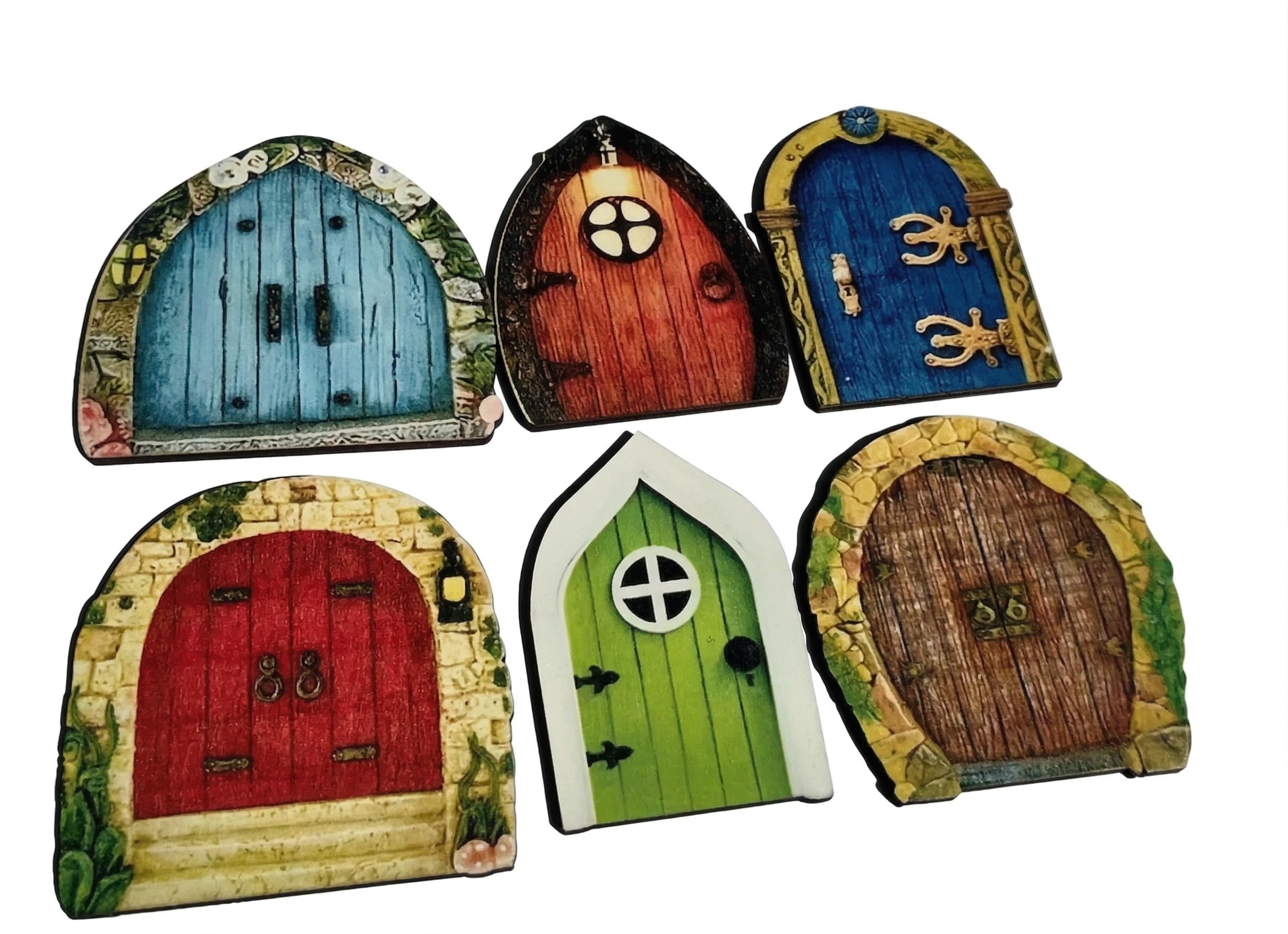 Amazon.com: Jhcxdz 6 Pcs Miniature Fairy Garden Door – Tiny Fairy