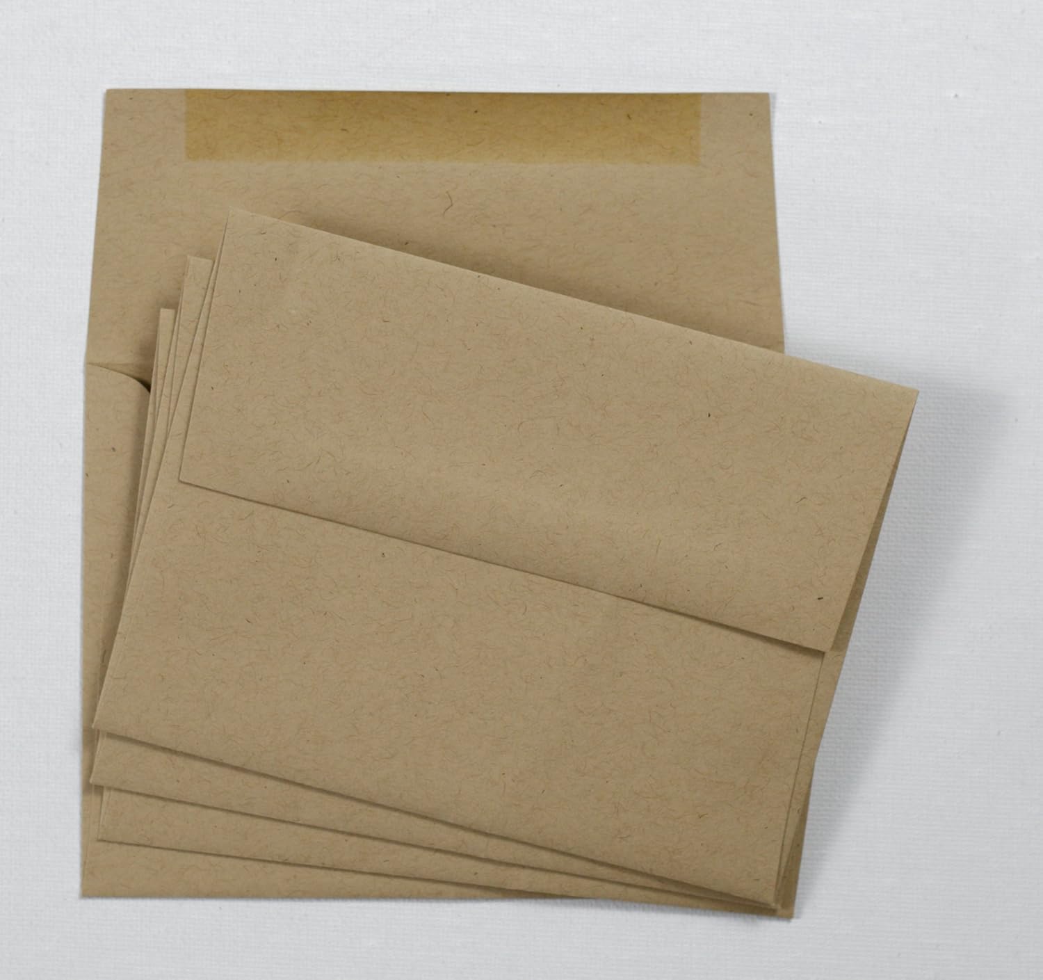 PaperPapers A2 Invitation Envelopes - Basic Fiber-Speckle Kraft - 250 Envelopes per pack