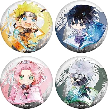 Amazon.co.jp: NARUTO ナルト 疾風伝 キャラでるアート 缶バッジ 01 7