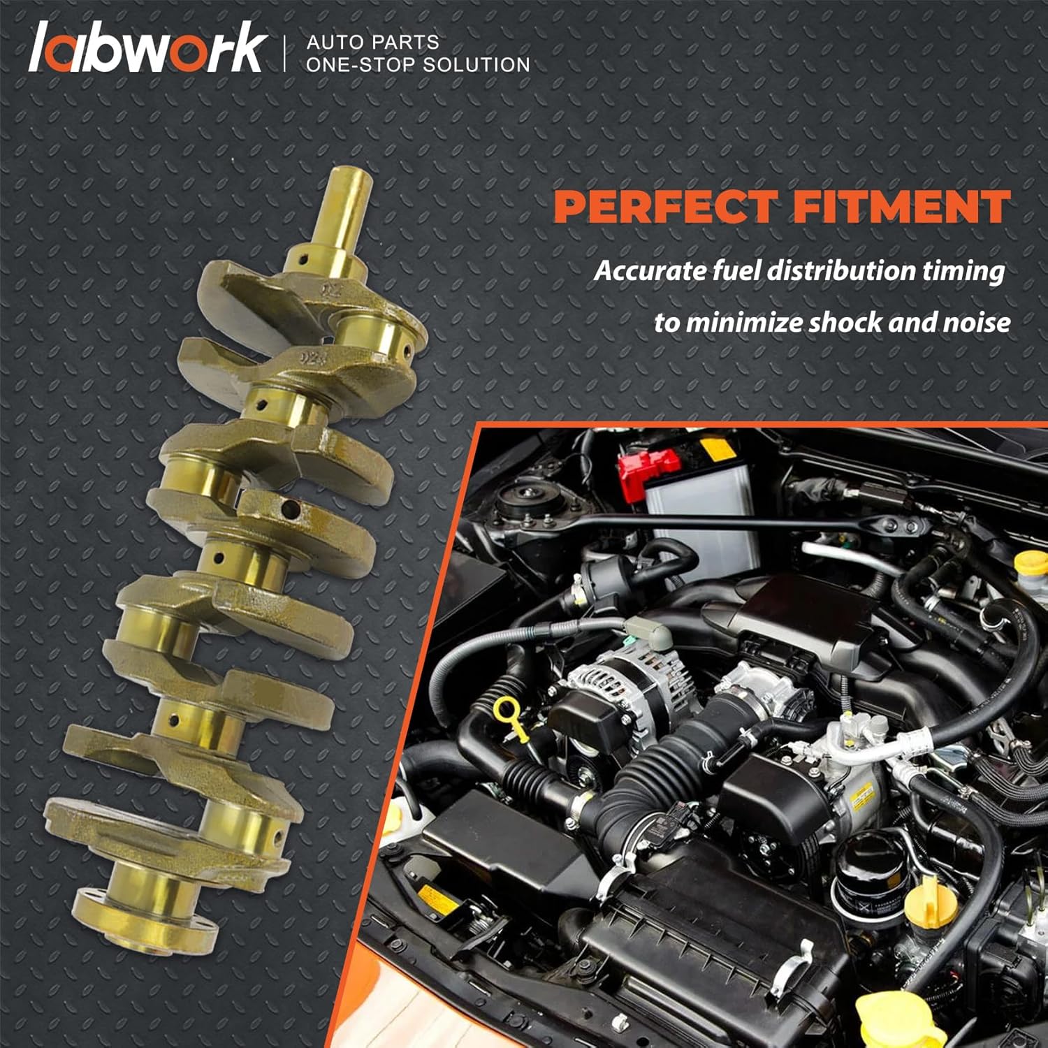 labwork Engine Crankshaft 231112G230 Replacement for Santa FE 2.4L 2013-2015 Replacement for Tucson 2.4L 2012-2015