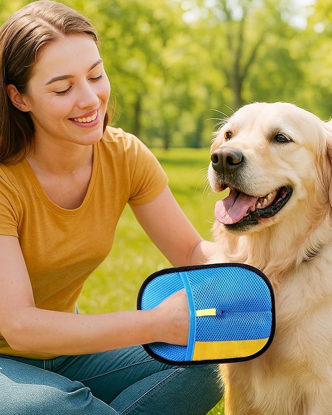Guantes electrostáticos para remover pelo de mascotas 2 piezas miniatura 7