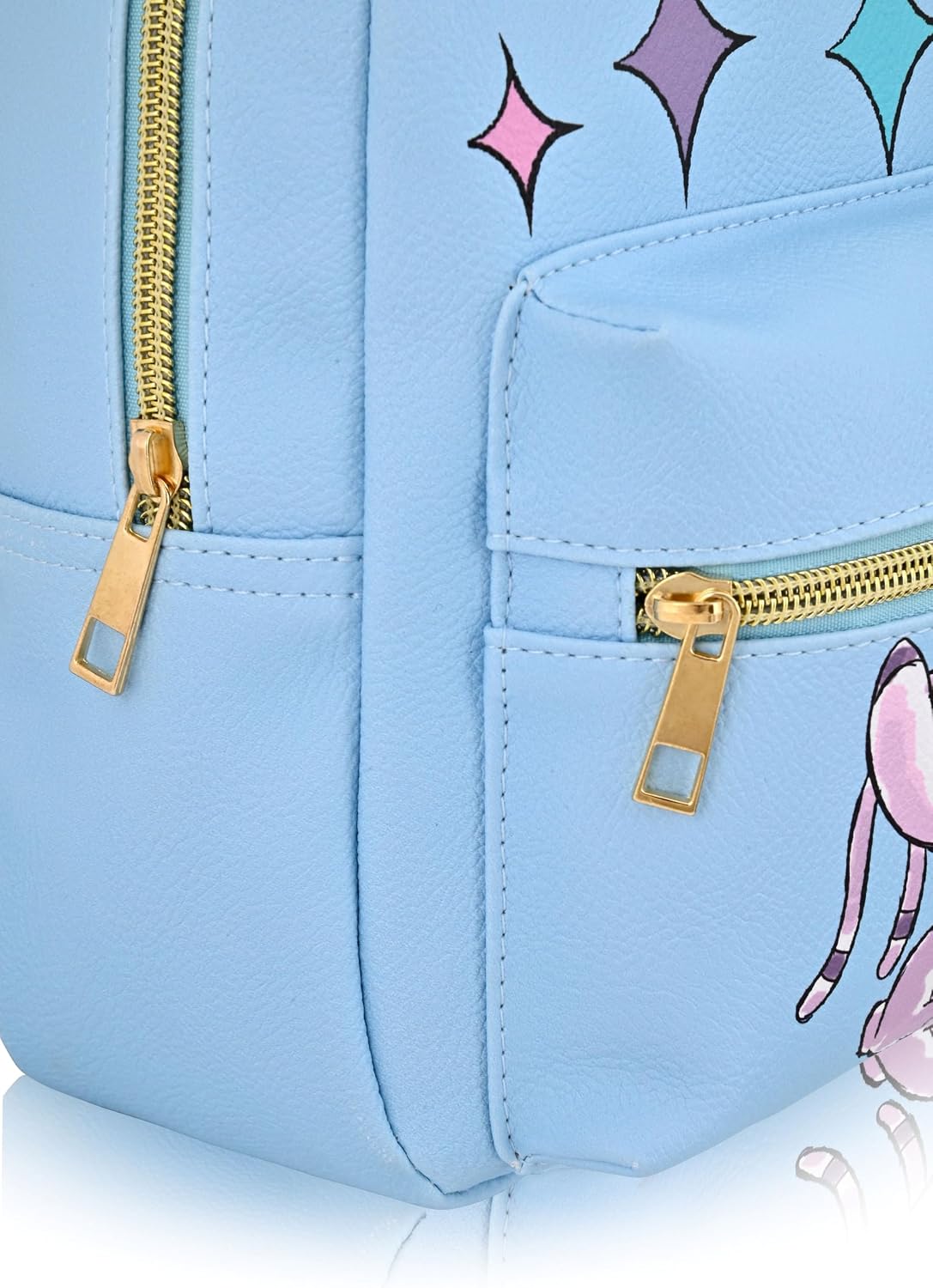 Disney Lilo and Stitch Backpack for Women, Men, Unisex | Cute PU Leather 10" Stitch Mini Backpack Purse Shoulder Purse | Stitch Bag and Stitch Accessories