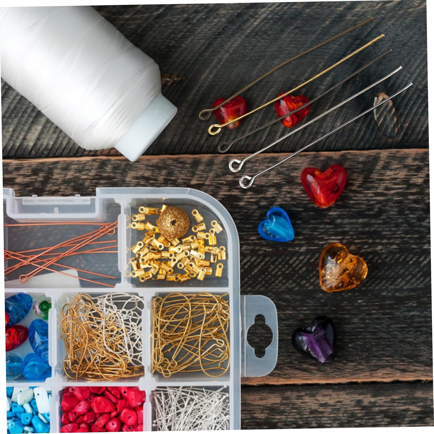 500pcs DIY Jewelry Supplies Metal End Pin Jewelry Head Pin Earring Findings for Making