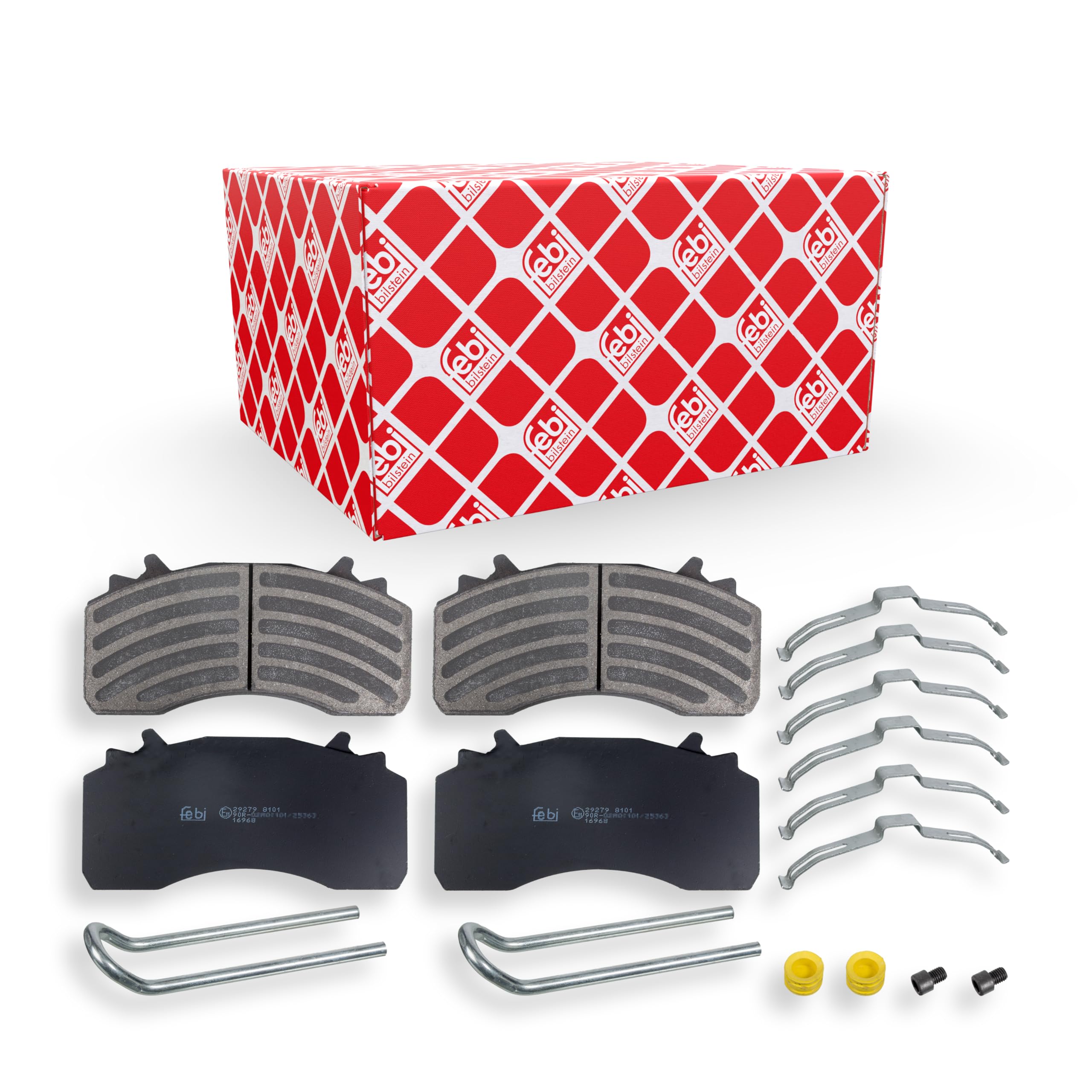 febi bilstein 16968 Brake Pad Set, 1 unit
