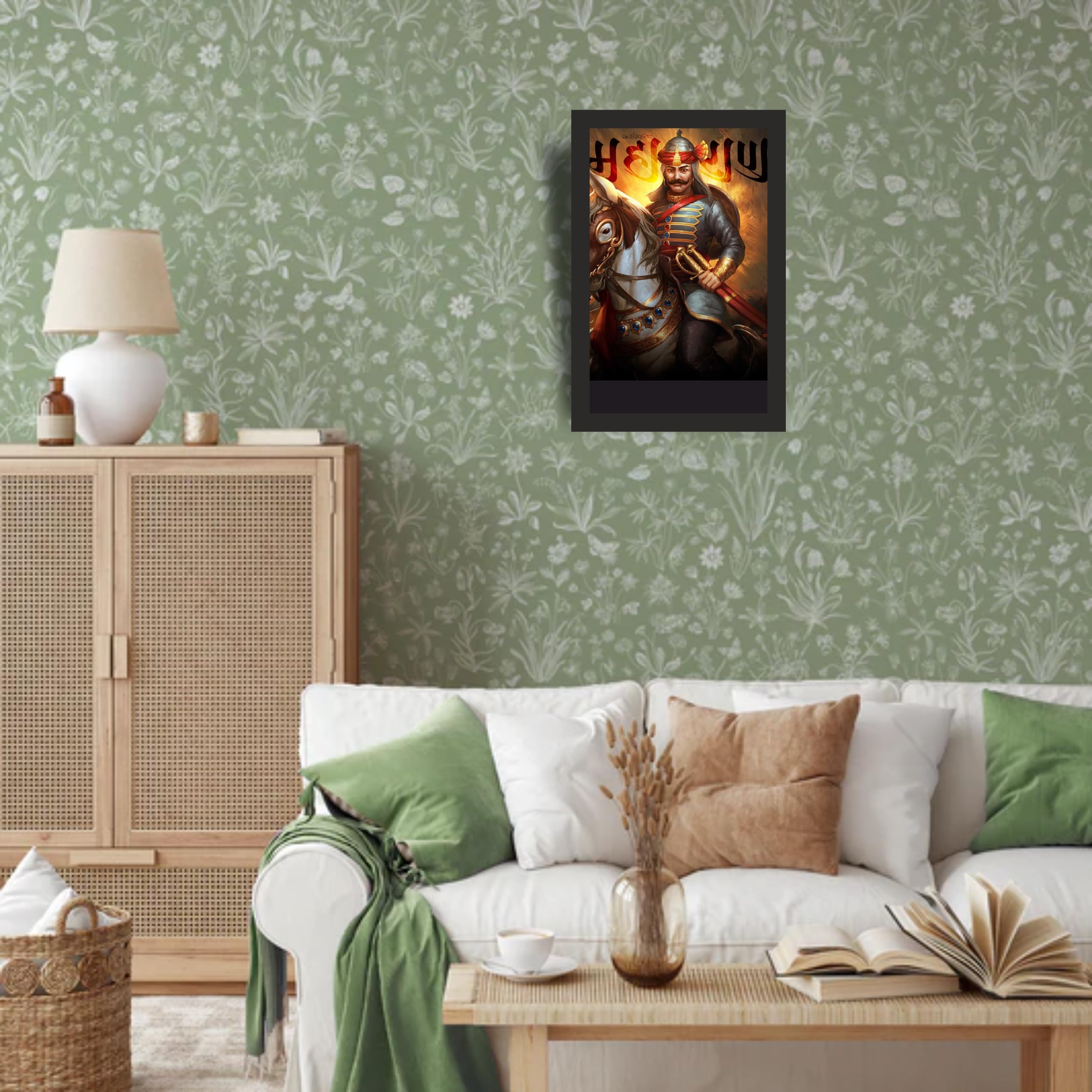 Royal Warrior on Horse Wall Art