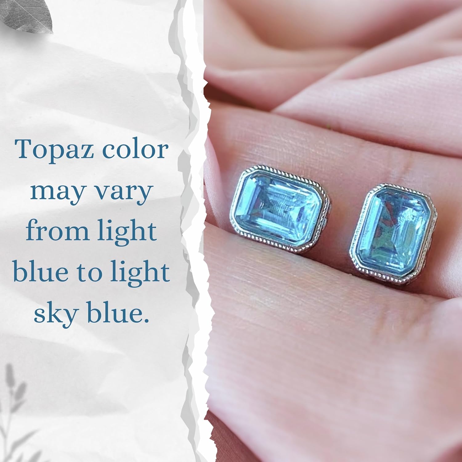 925 Sterling Silver Pendant with Natural Topaz Necklace - Image 5