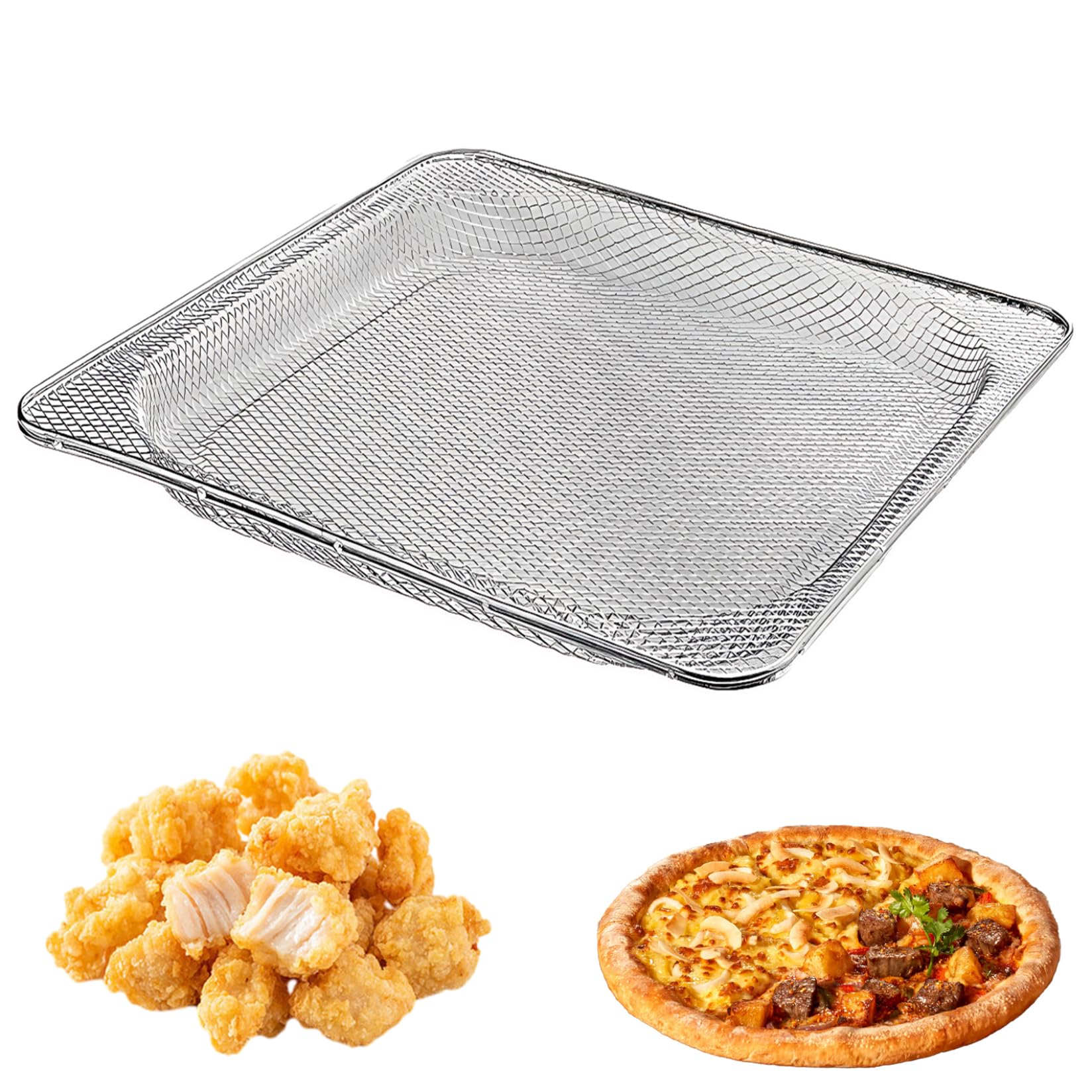 Panier friteuse air four inox idéal pour frites de famille