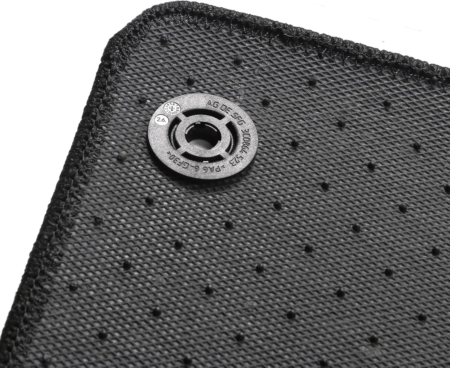 FREEMOTOR802® Nylon Car Floor Mats Carpets Liner, Fits 2021-2024 Volkswagen ID.4, Factory Fitment Auto Interior Accessories Replacement Non-Slip, Black 4PCS