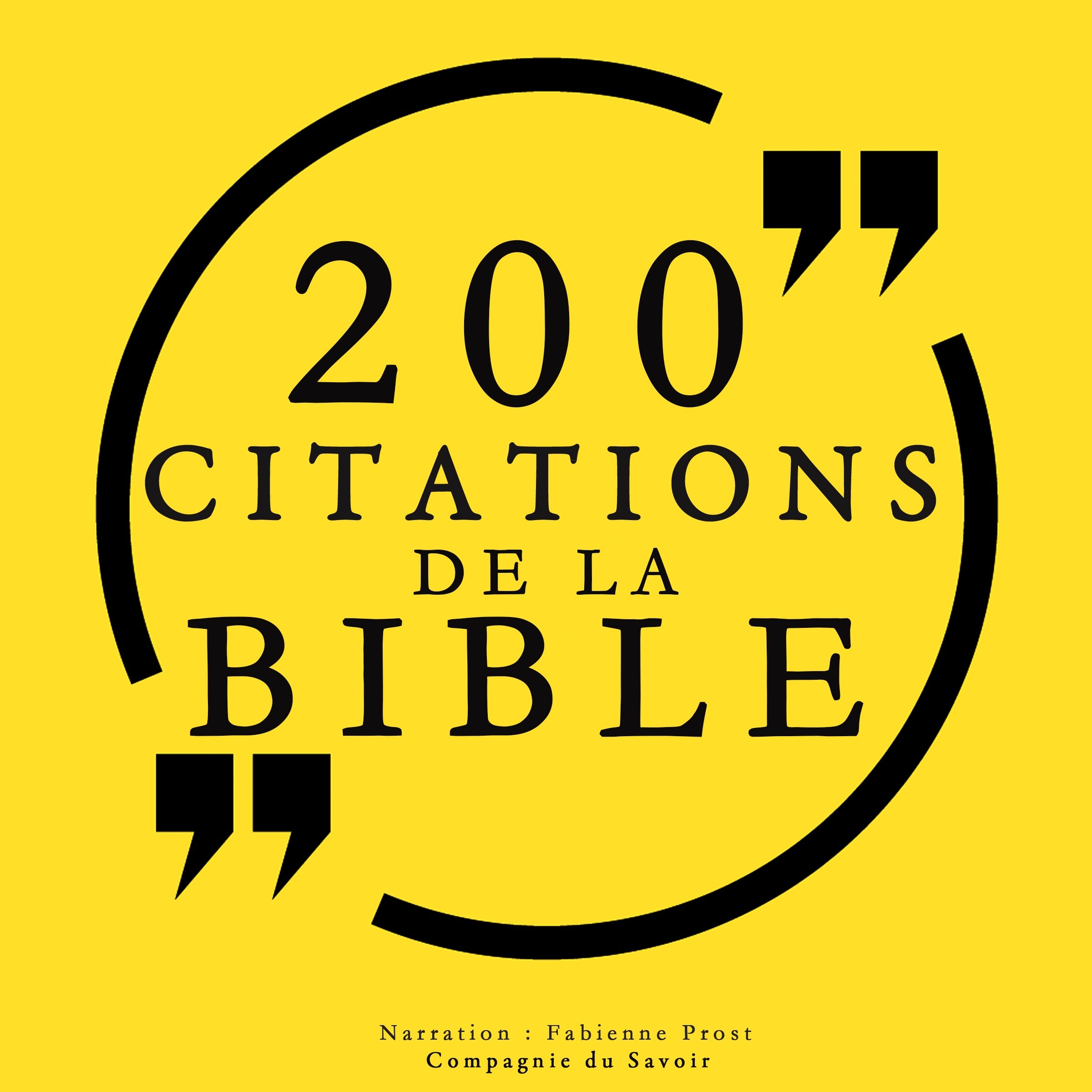 Cover art for 100 citations de la Bible