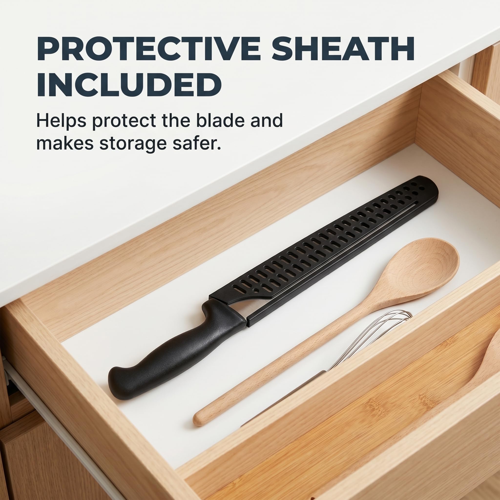 Serrated Bread Knife - Slice Sourdough Easily -5