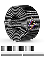 Vista 1 de NAOEVO Cable de calibre 18 de 4 conductores, cable de 18 AWG de 4 núcleos, cable de PVC trenzado de cobre estañado/bajo voltaje de 12V/extensión