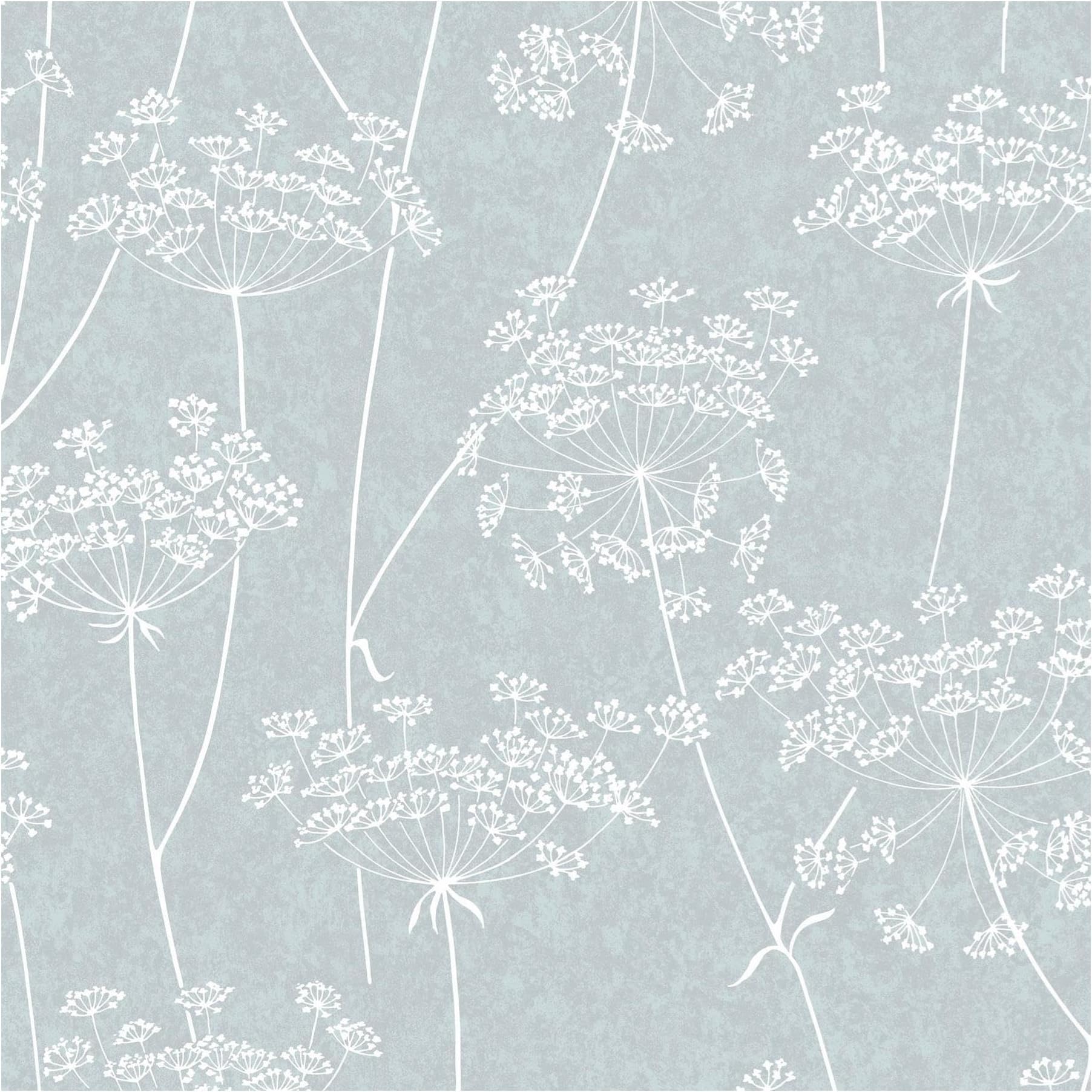 Superfresco Easy Aura Blue Wallpaper | Paste the Wall | Blue Floral | Eco-Friendly