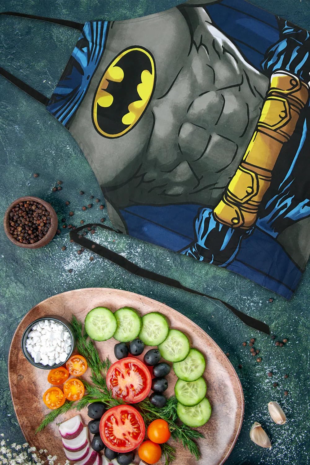 Batman Grembiule, Blue, Medium