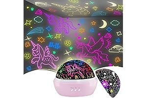 Unicorn Star Projector Gift for 3 to 8 Year Old Girls