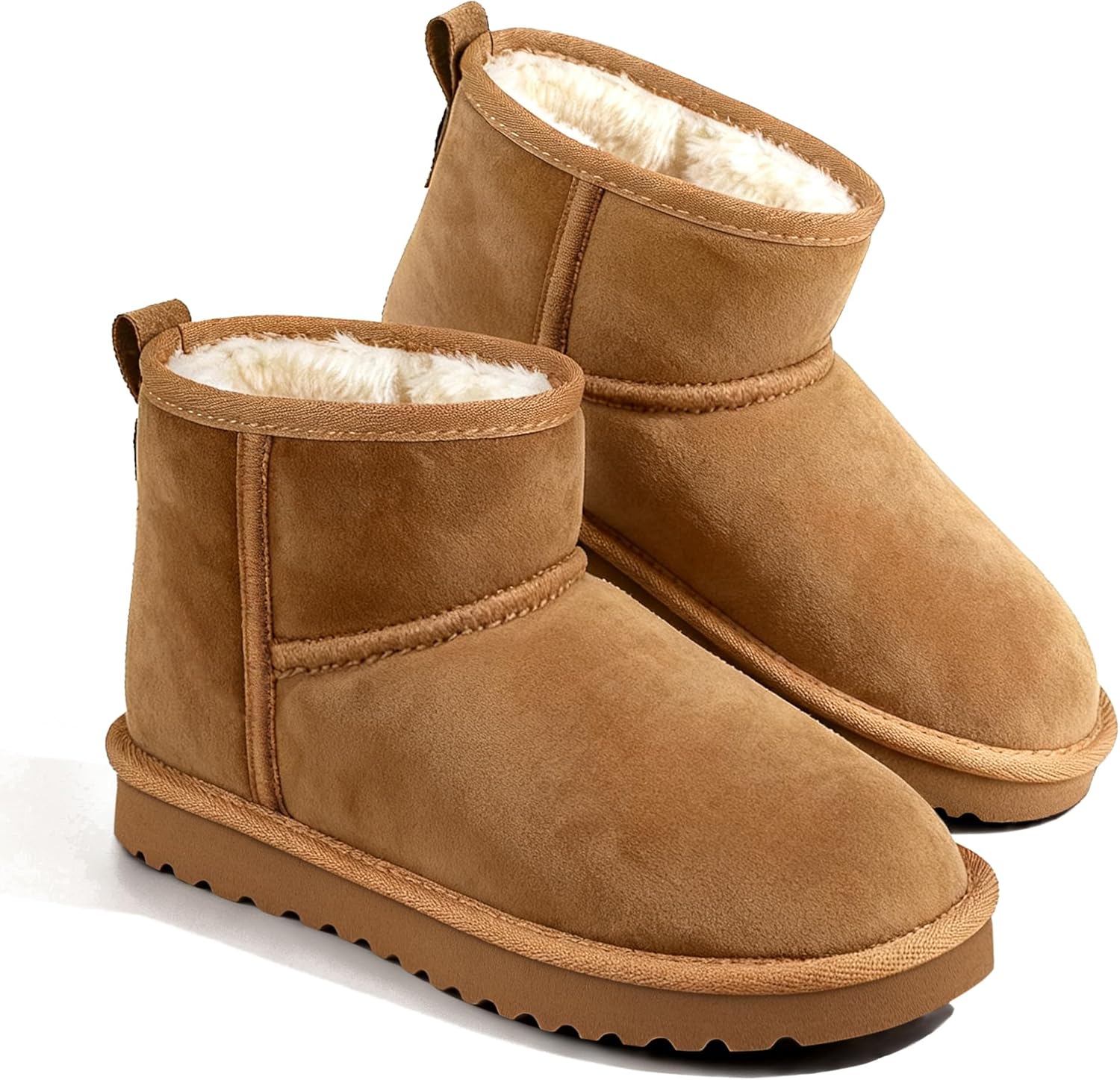 Platform Mini Boots Women - Water Resistant Memory Foam