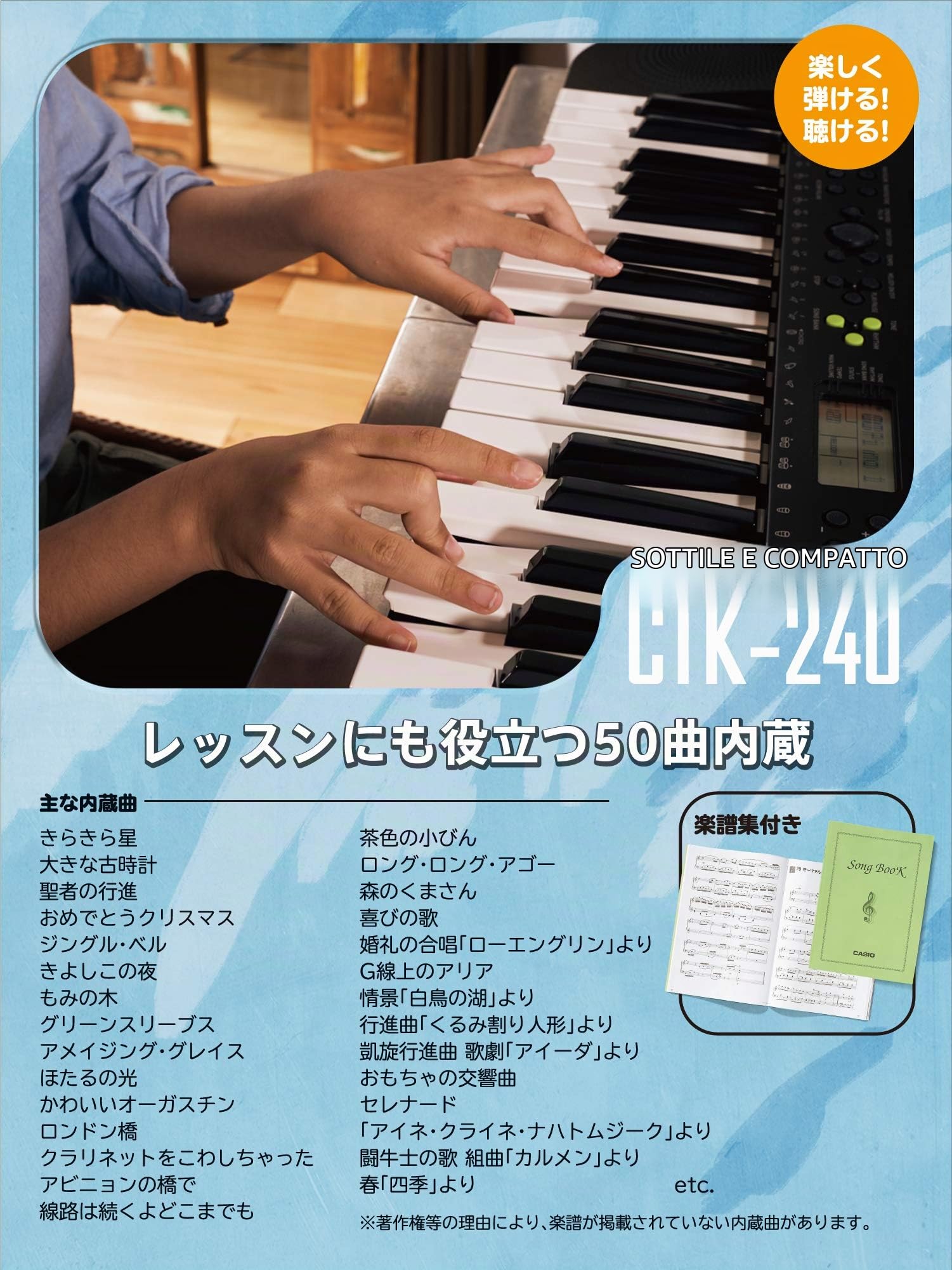 CASIO CTK240 TASTIERA 49 CASIO CTK-240