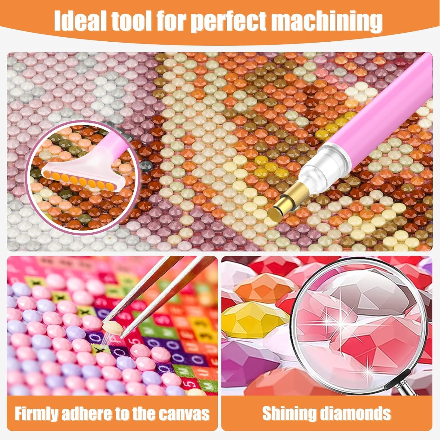 TOSTOG Diamond Painting Kit Adulte Débutant,Diamant Painting Images