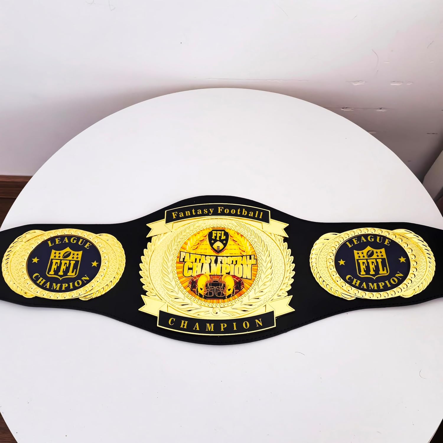 Fantasy Football Belt Adult Fantasy Football Championship Belt - First Place Winner Award for Fantasy Football League