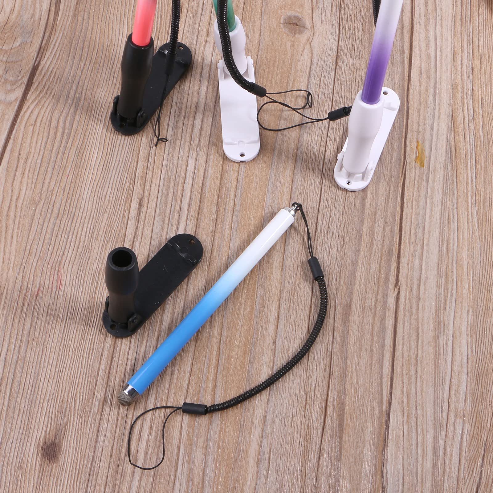 Lápiz capacitivo para pantalla táctil, tabletas de dibujo, lápiz para teléfono, portátil, punta de tela suave con soporte, bolígrafos para pantallas táctiles para tabletas Pad Tab