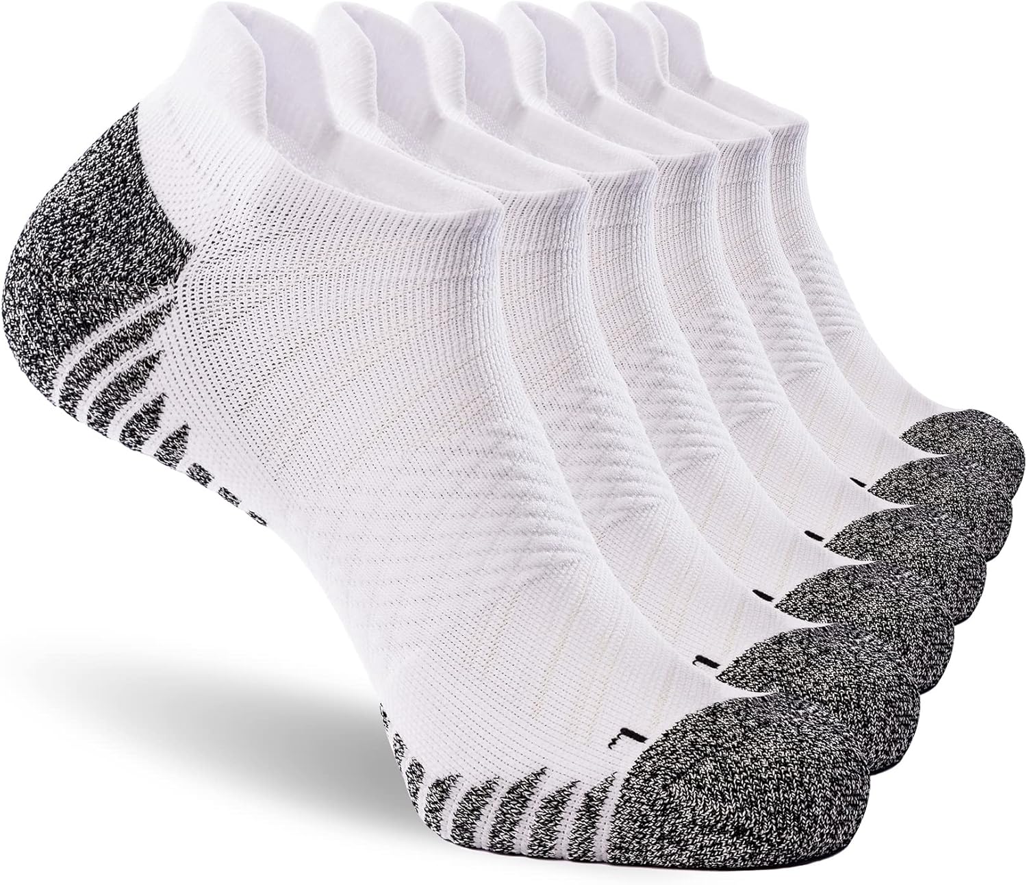 Athletic Ankle Compression Socks Cushioned for Men and Women 26 Pairs Short Arch Support Socks