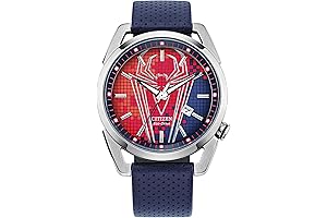 Eco-Drive Men's Marvel Spider Man Watch: Unleash the Hero Within