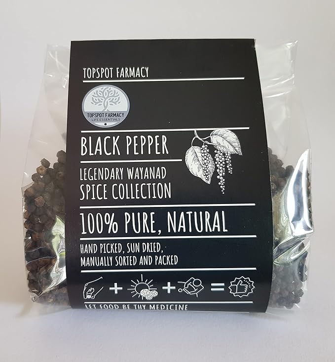 The Legendary Wayanad Black Pepper (500gm) Amazon.in Grocery & Gourmet Foods