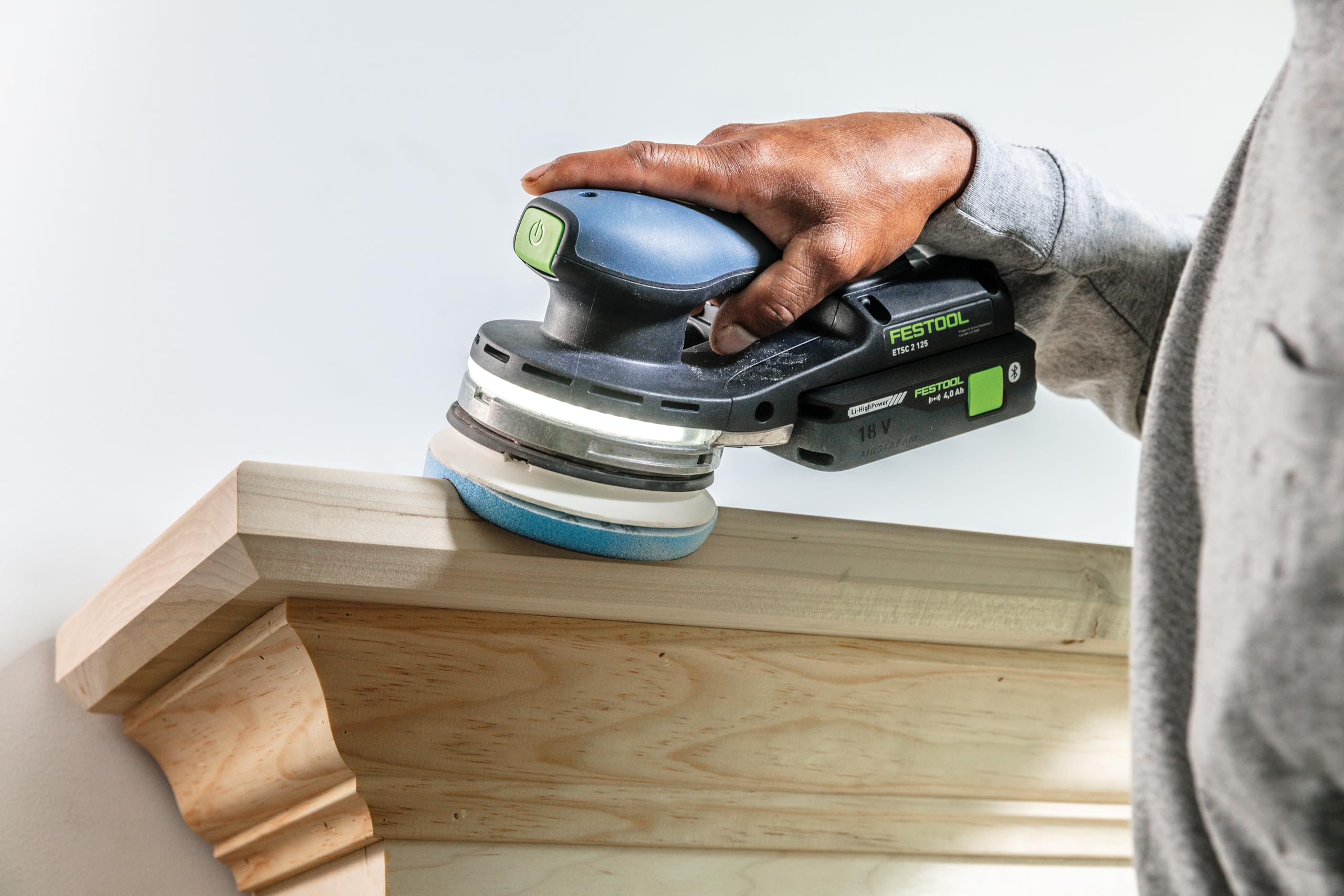 Festool Granat PRO 578799 Lot de 10 disques abrasifs profilés en mousse flexible pour contours, moulures et surfaces incurvées 125 mm Grain mélangé Dos en mousse 1,27 cm