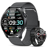 Smartwatch Uomo Donna Orologio Fitness: Bluetooth Chiamata Risposta 1.43