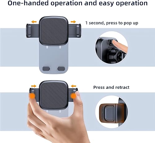 Miniatura 6 de Soporte universal para teléfono de automóvil, soporte de teléfono con fuerte succión para tableroescritorio, manos libres, soporte para teléfono