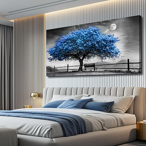 Miniatura 9 de FUHAIHUA Lienzo decorativo para pared de sala de estar, decoración de pared para dormitorio, oficina, decoración de pared, pintura de paisaje en