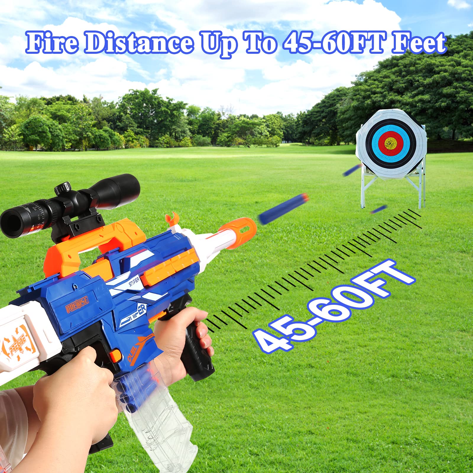 Amazon | おもちゃ銃 自動マシン おもちゃガン 子供用 8~12歳 電動