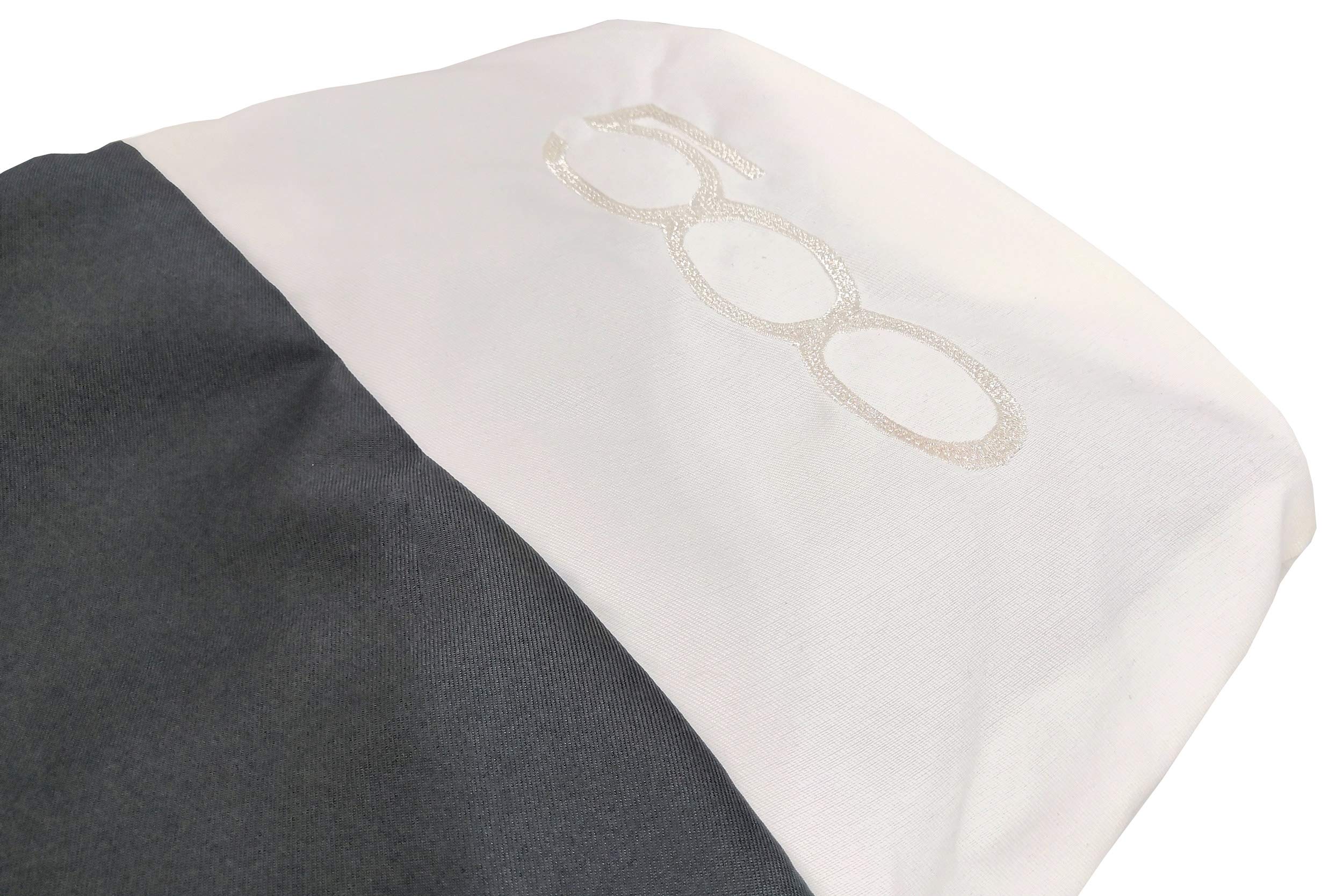 Lupex Shop Coprisedili auto compatibili con 500 Cinquecento, Bianco Grigio scuro centrale, Made in Italy, tessuto poliestere, set sedili completi anteriori e posteriori