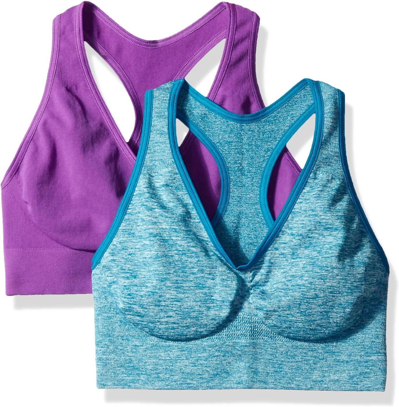 Hanes Ultimate Women's Racerback Flex and Comfort Support Wirefree Bra DHHPT1 2-Pack