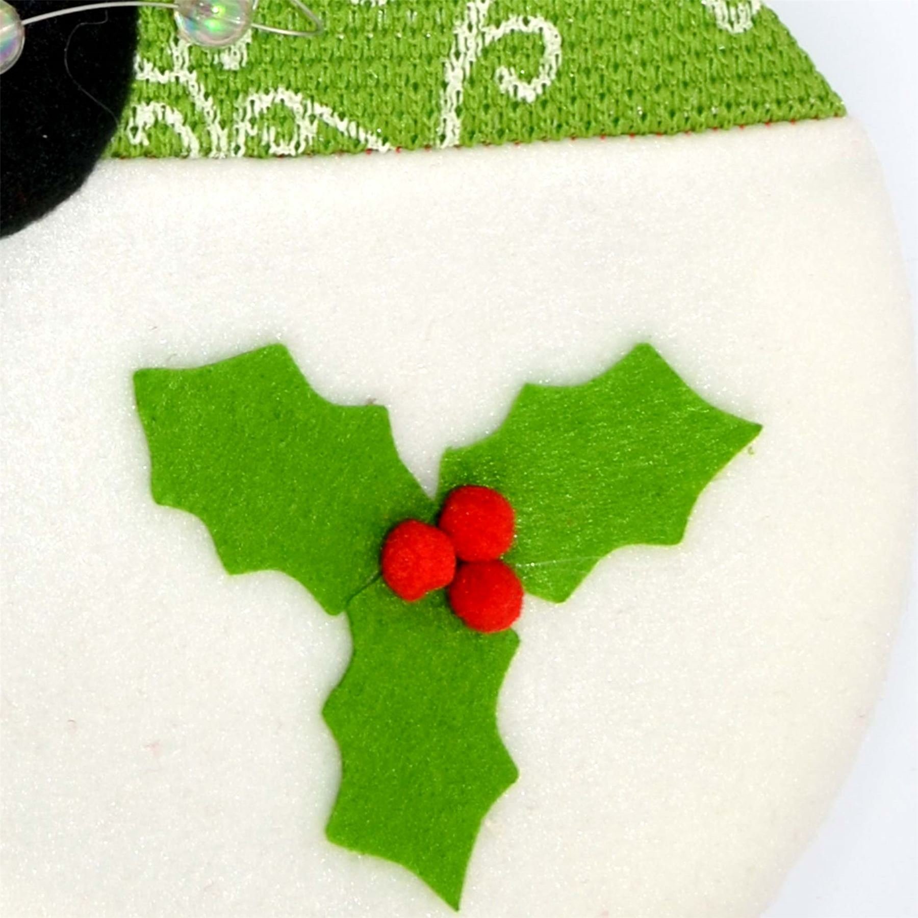 SHATCHI Personalisierter Weihnachtsstrumpf – 50 Cm Lang, Mit 3D-Dekoration, Für Geschenke & Süßigkeiten (mehrfarbig)