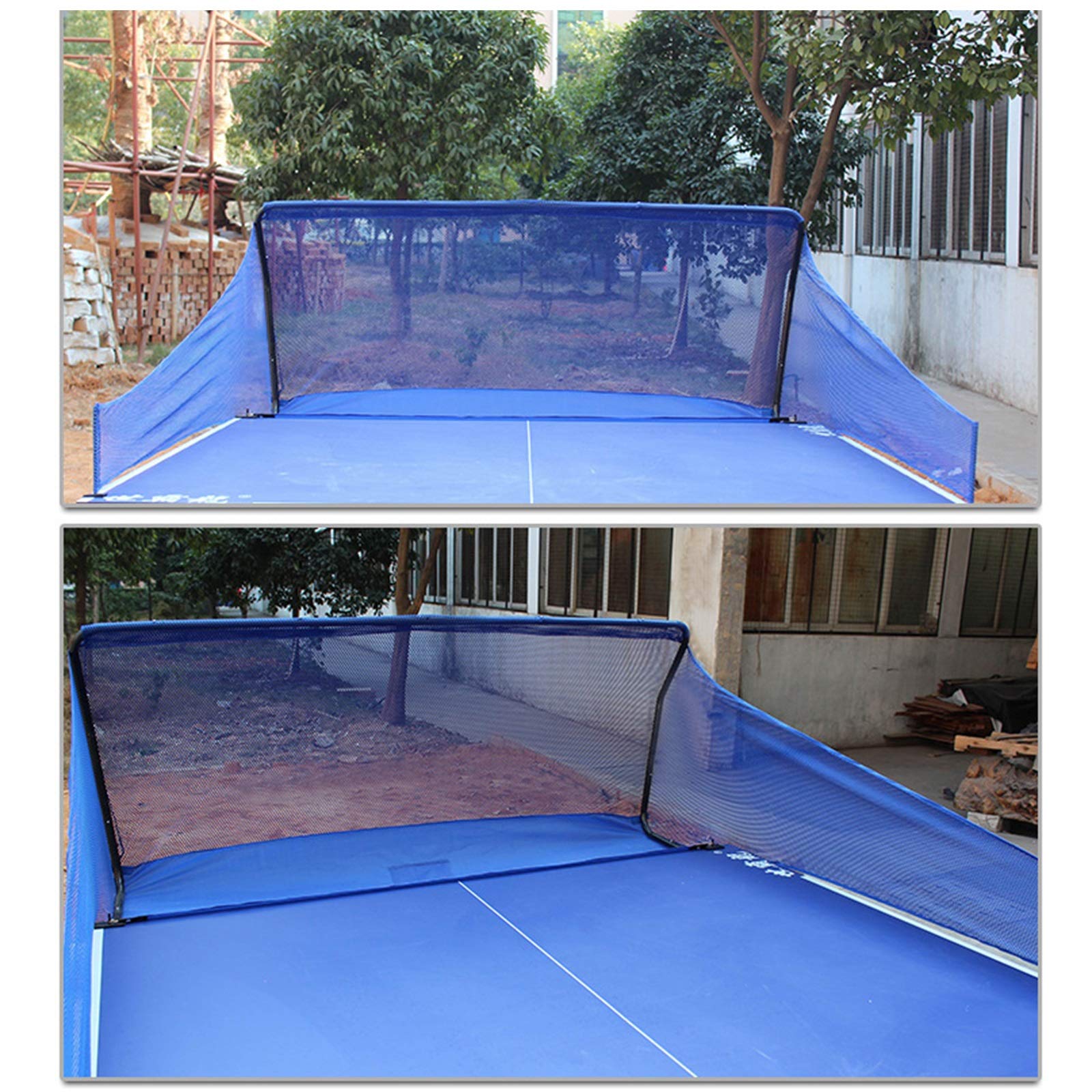 Raccoglitore di Ping Pong, Rete di Raccolta da Tavolo, Comodo Riciclaggio, Stabile e Senza perdite, Risparmio di manodopera e Durevole, per aiuti alla Formazione (Color : Blue)