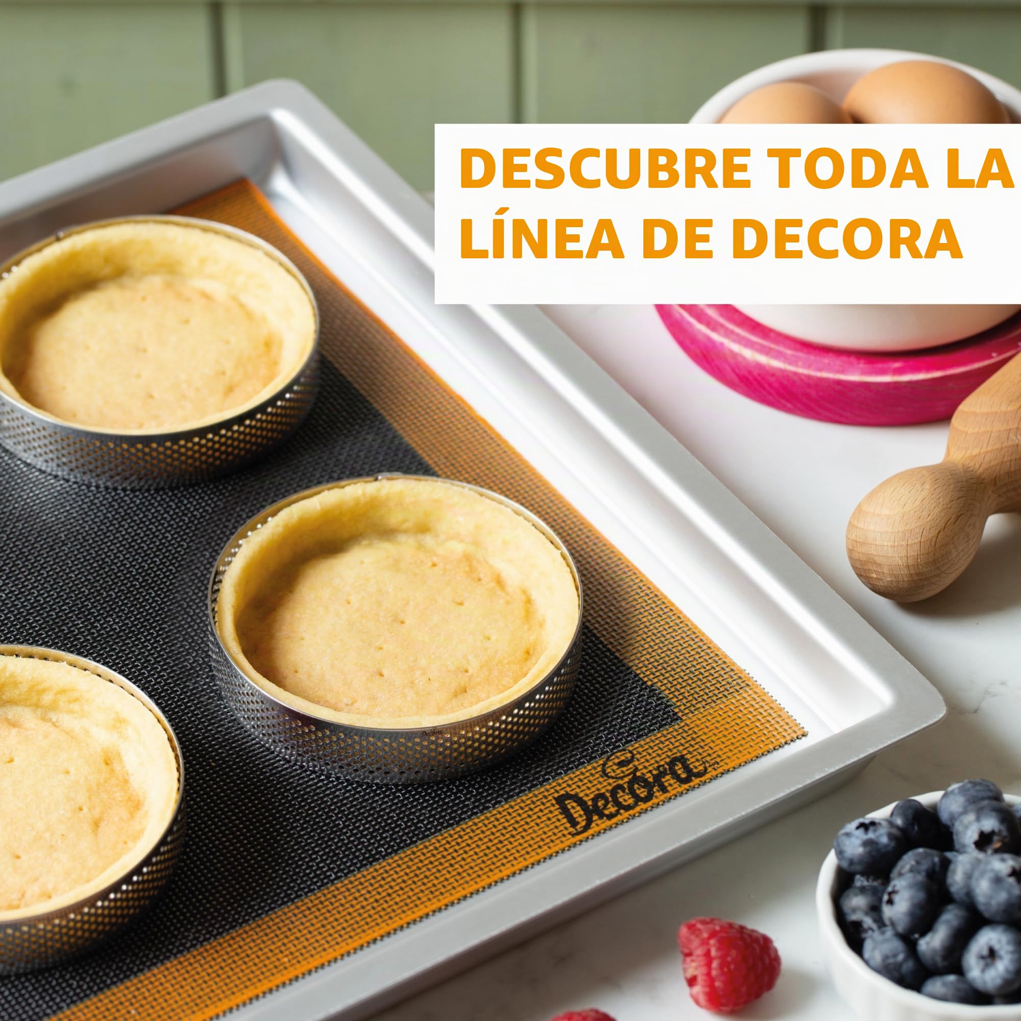 Decora, 9276010 Plato giratorio eléctrico, plato Ø 28 cm, con práctico botón de espera para bloquear la rotación del plato sin restablecer el sentido de rotación y la velocidad