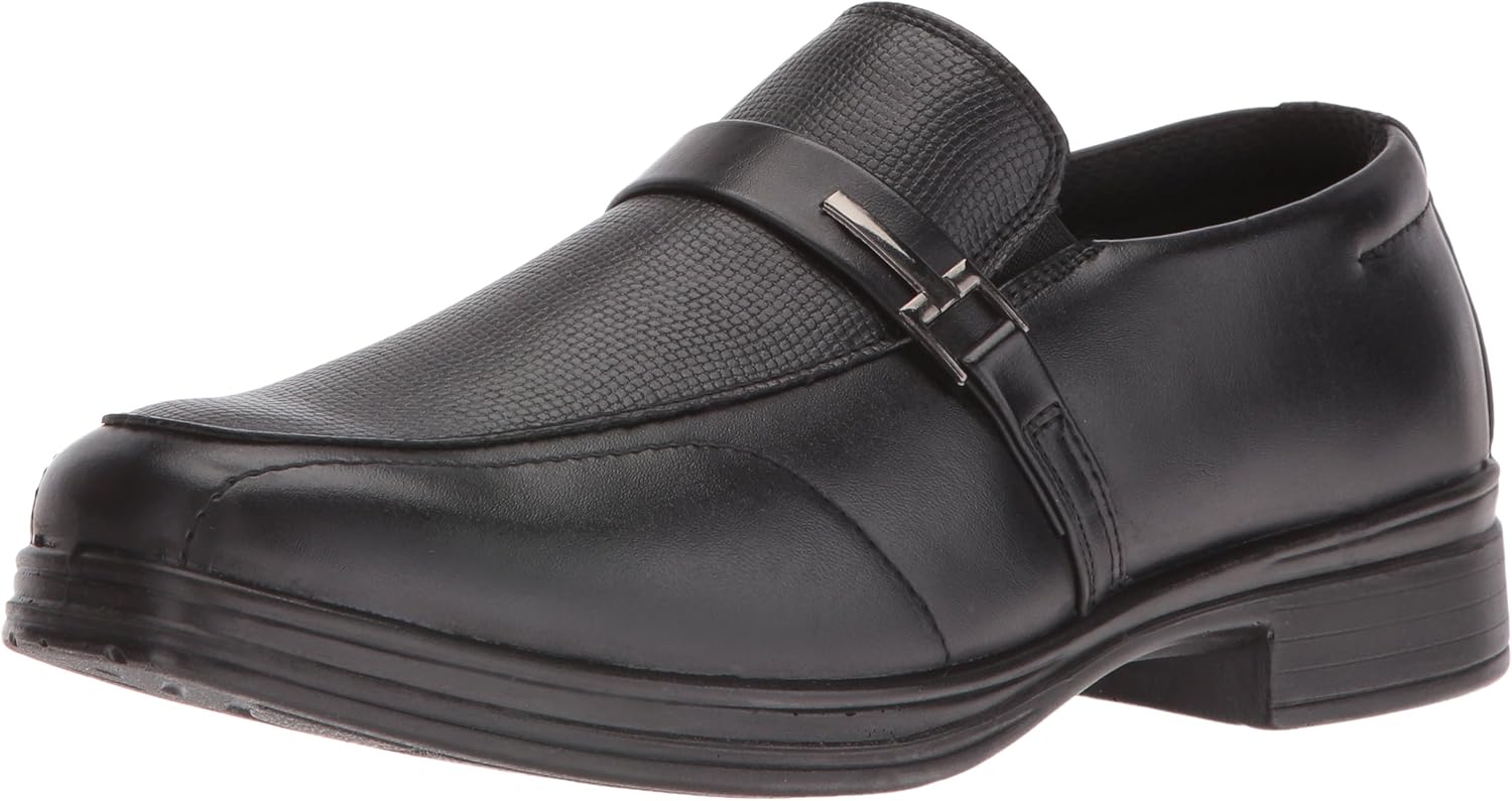 Deer Stags Loafer, Black, 7 US Unisex Big Kid