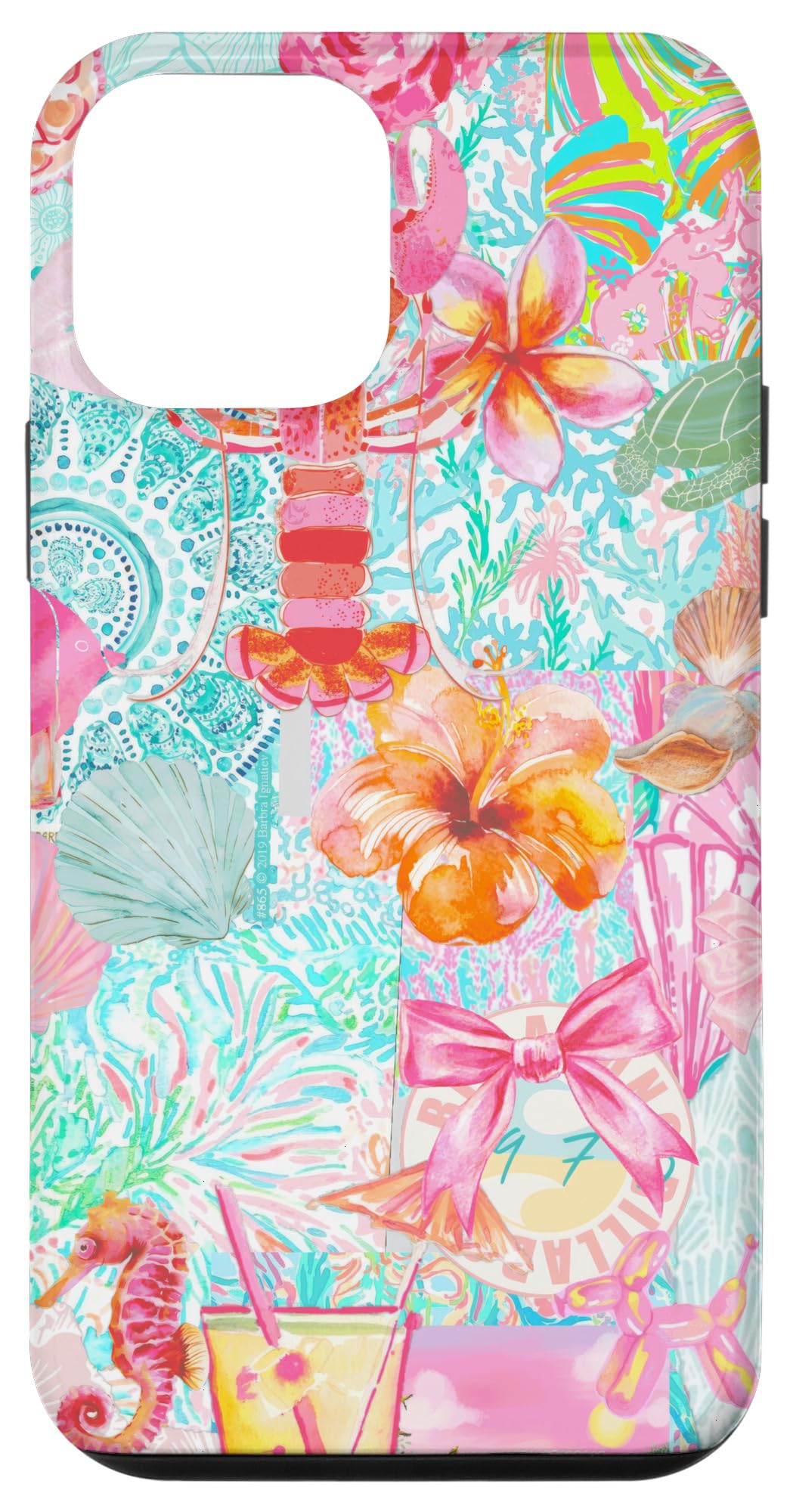 Super Cute Pastel Summer Coquette Collage Scrapbook Case for iPhone 12 mini