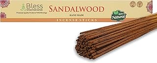 Sponsored Ad - Bless-Sandalwood-Incense-Sticks 100%-Natural-Handmade-Hand-Dipped-Incense-Sticks Organic-Chemicals-Free fo...