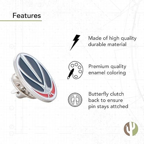 Vista 3 de Desert Cactus NBA Lapel Pin National Basketball Association Eastern Team Decorative Collectible Accessory Enamel Metal