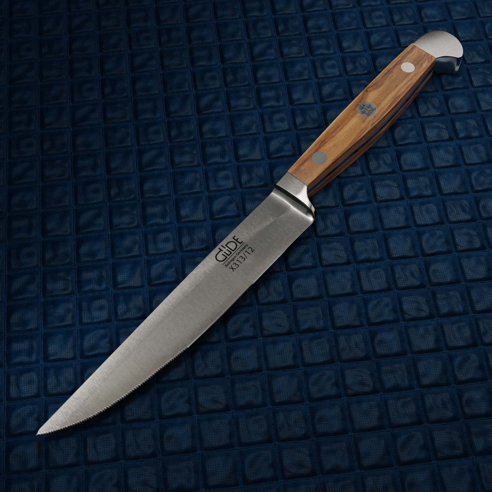 Güde X313/12 - Cuchillo chuletero Alpha Olivo 12 cm Madera de Olivo (h.nr.)