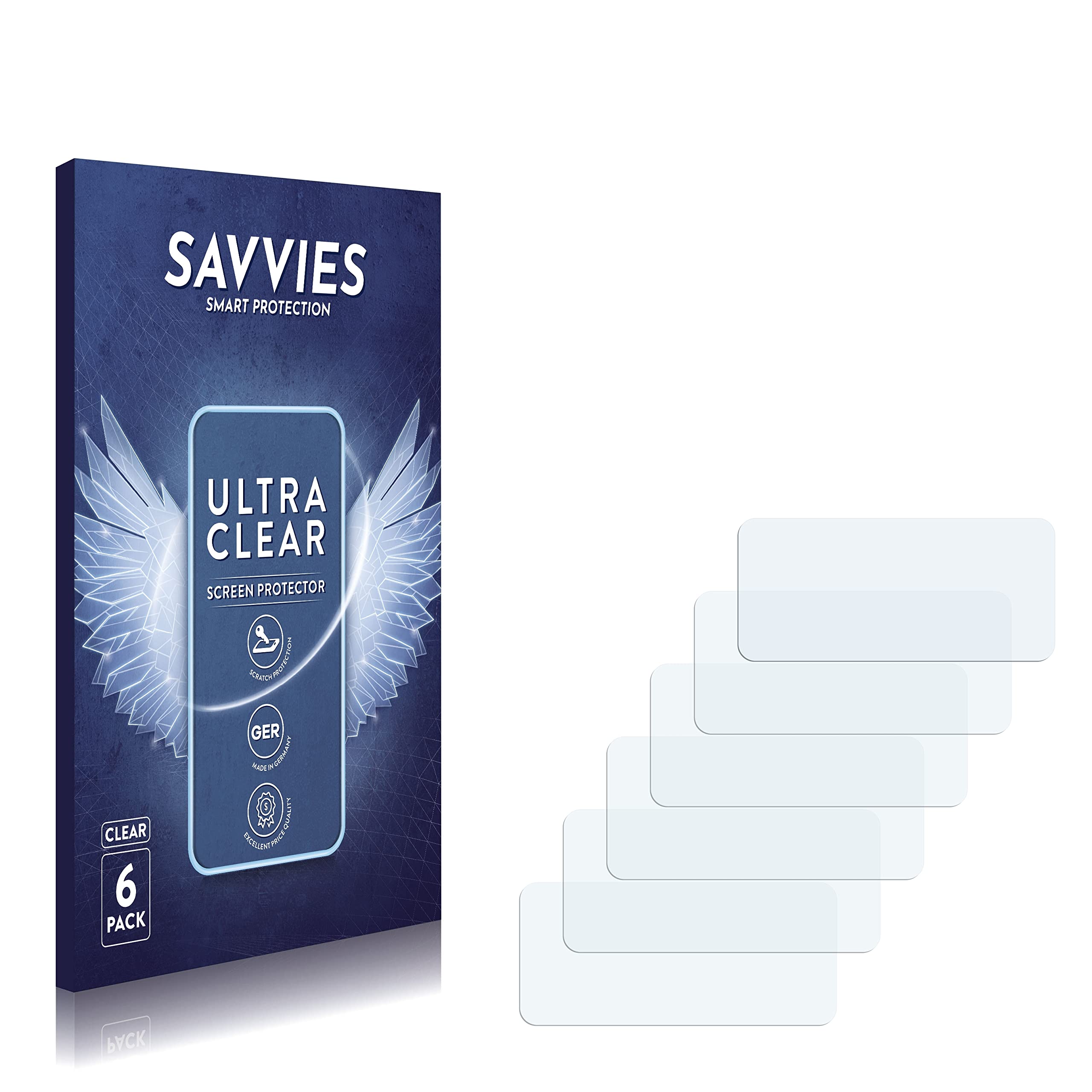 6-Pack Screen Protection Film compatible with Horwin SK3 Screen Protector Ultra Clear [Scratch Proof, Anti Fingerprint, Ultra Thin]